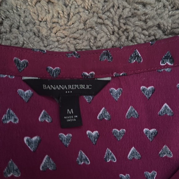Banana Republic Silky Patterned Blouse - Picture 5 of 8